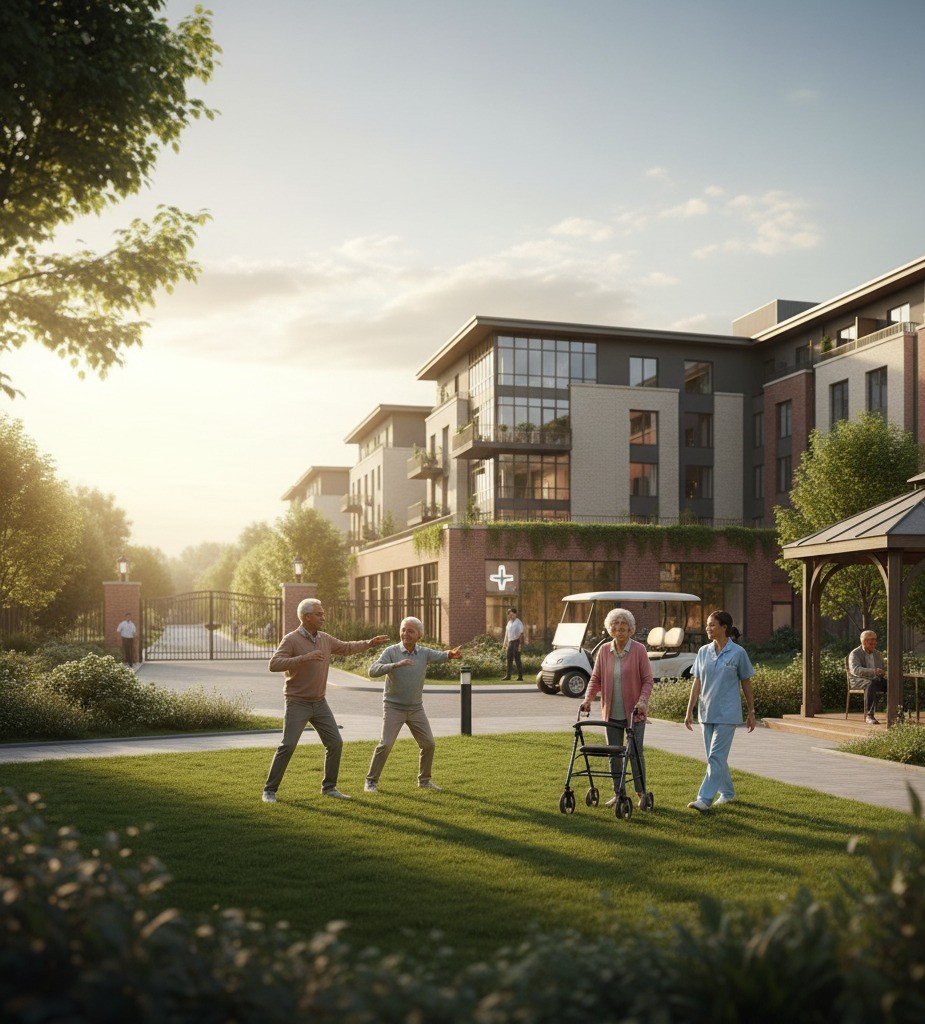 Senior Gated Community With Medical Support